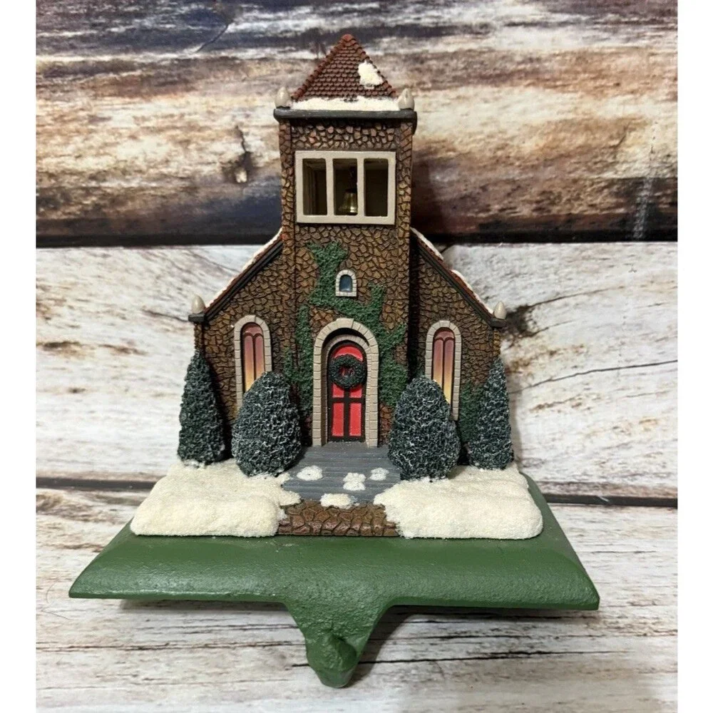 HALLMARK Mitford Lord’s Chapel Cast Iron Stocking Holder Hanger